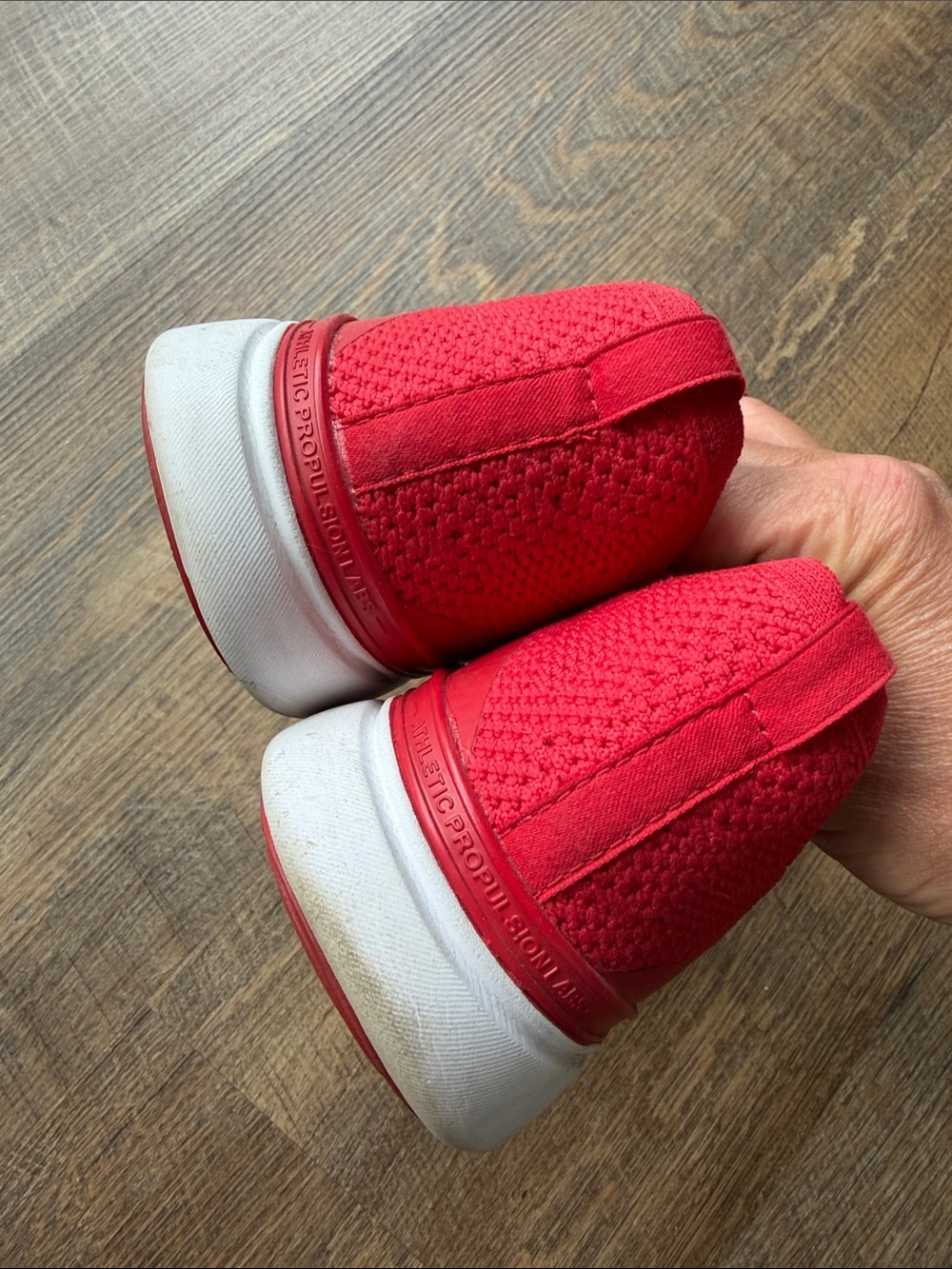 APL Red Techloom Bliss Slip On Athletic Sneakers - Picture 7 of 10